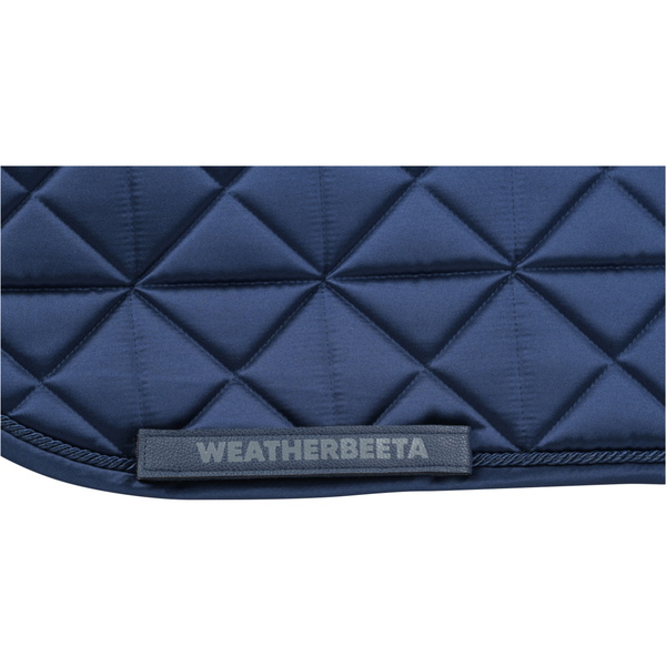 2026 WeatherBeeta Satin Luxe Lucht-Tec Euro Jump Vormgegeven Zadelkussen 1030349 - Navy
